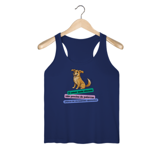 Nome do produto Regata (Fem) Dry Fit - Amor Sincero