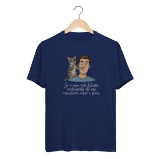 Nome do produto Camiseta Dry Fit - Se Meu Gato Falasse