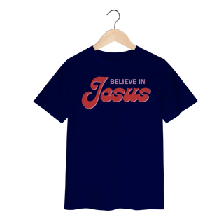 Nome do produto Camiseta Infantil - Believe in Jesus