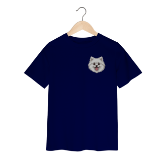 Nome do produto Camiseta Infantil - Spitz Branco