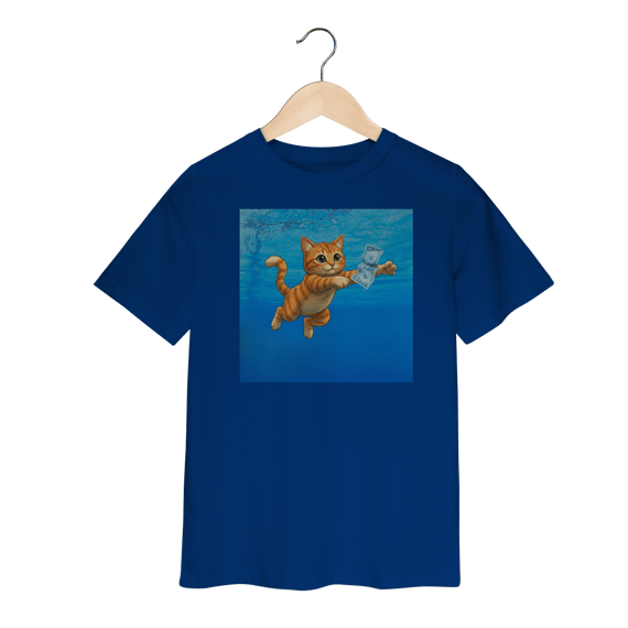 Camiseta Infantil - Cat Nevermind