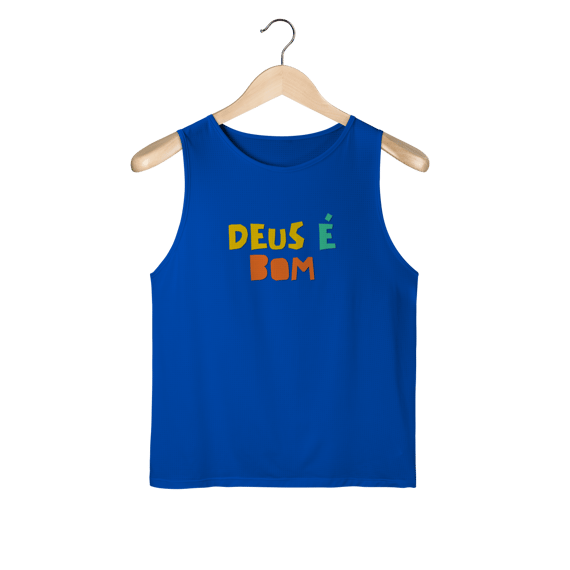 Regata (Masc) Dry Fit - Deus é Bom
