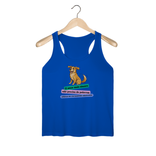 Nome do produto Regata (Fem) Dry Fit - Amor Sincero