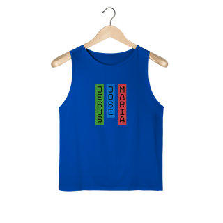 Nome do produto Regata (Masc) Dry Fit - Jesus, José e Maria