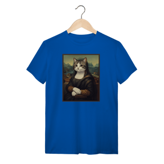 Nome do produto Camiseta - Mona Lisa Cat