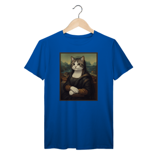 Nome do produto Camiseta Prime - Mona Lisa Cat