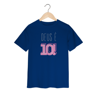 Nome do produto Camiseta Infantil - Deus é 10!