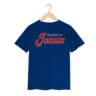 Nome do produto Camiseta Infantil - Believe in Jesus
