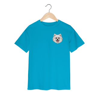 Nome do produto Camiseta Infantil - Spitz Branco