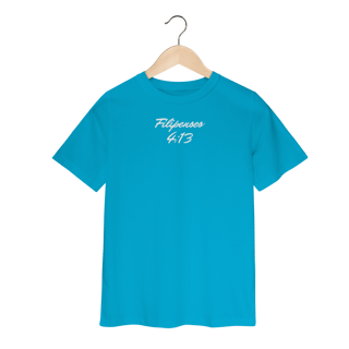 Nome do produto Camiseta Infantil - Filipenses 4:13
