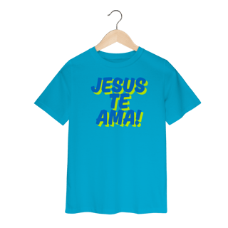 Nome do produto Camiseta Infantil - Jesus te Ama!