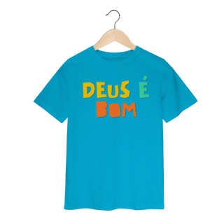 Nome do produto Camiseta Infantil - Deus é Bom