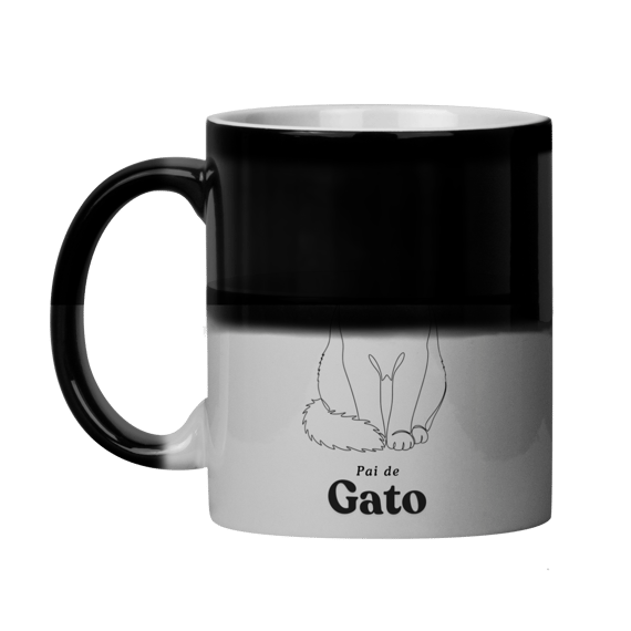 Caneca Mágica - Pai de Gato