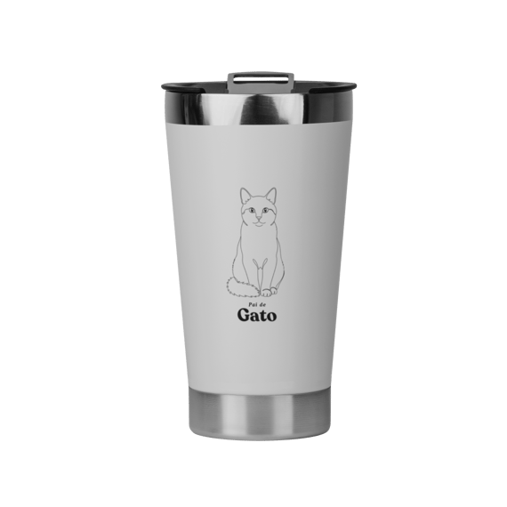 Copo Térmico - Pai de Gato