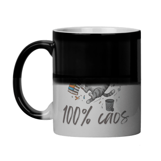 Caneca Mágica - 100% Caos