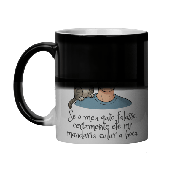 Caneca Mágica - Se Meu Gato Falasse