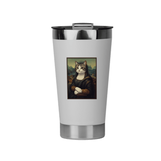 Nome do produto Copo Térmico - Mona Lisa Cat