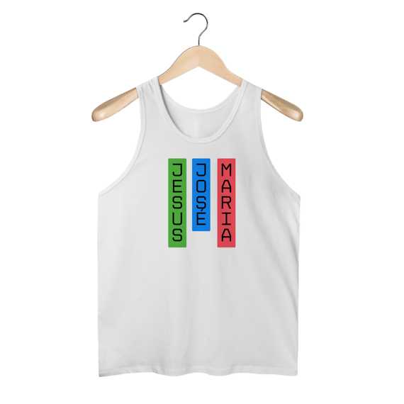 Regata (Masc) - Jesus, José e Maria