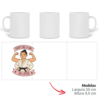 Nome do produto Caneca - Fight Like a Girl