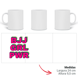 Nome do produto Caneca Mágica - BJJ GRL PWR