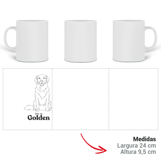 Nome do produto Caneca - Mãe de Golden