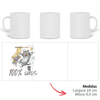 Nome do produto Caneca - 100% Caos