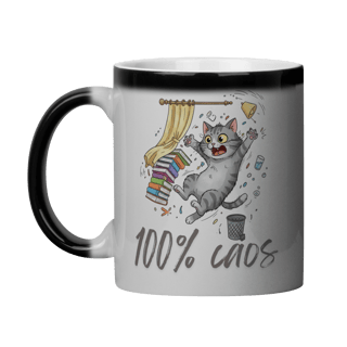 Nome do produto Caneca Mágica - 100% Caos