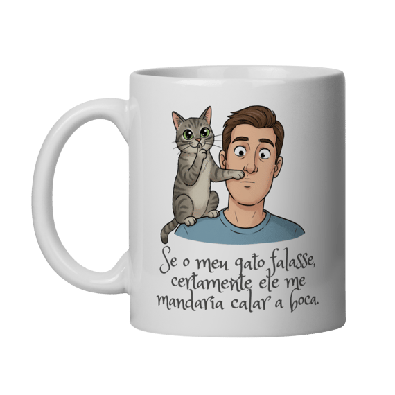 Caneca - Se Meu Gato Falasse