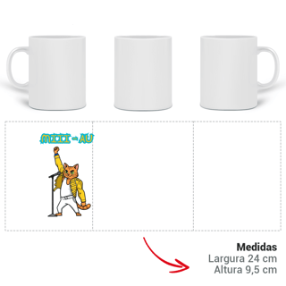 Nome do produto Caneca - Freddie Cat