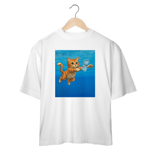 Nome do produto Camiseta Oversized - Cat Nevermind