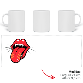 Nome do produto Caneca - Língua de Gato