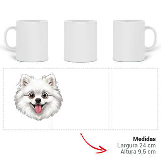 Nome do produto Caneca - Spitz Branco