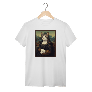 Nome do produto Camiseta - Mona Lisa Cat
