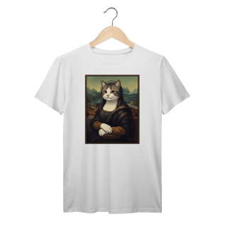 Nome do produto Camiseta Prime - Mona Lisa Cat