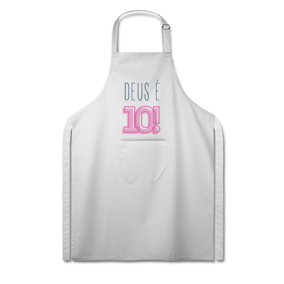 Avental - Deus é 10!