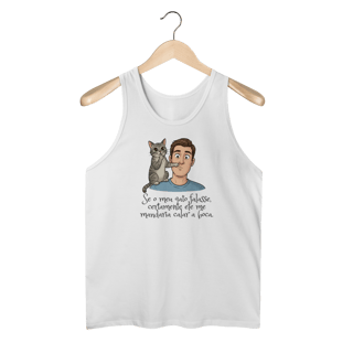 Nome do produto Regata (Masc) - Se Meu Gato Falasse