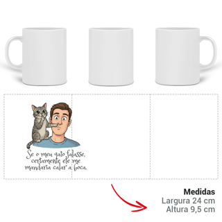 Nome do produto Caneca Mágica - Se Meu Gato Falasse