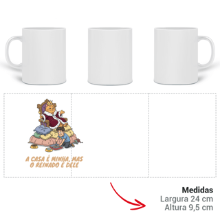 Nome do produto Caneca Mágica - Rei da Casa