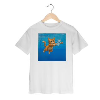 Nome do produto Camiseta Infantil - Cat Nevermind