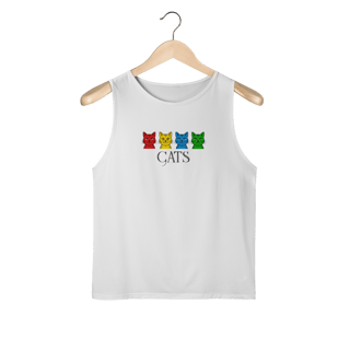 Nome do produto Regata (Masc) Dry Fit - Cats
