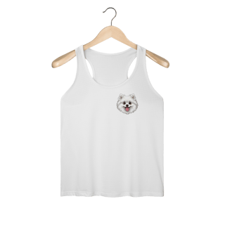 Nome do produto Regata (Fem) Dry Fit - Spitz Branco