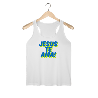 Nome do produto Regata (Fem) Dry Fit - Jesus te Ama!