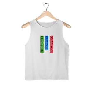 Nome do produto Regata (Masc) Dry Fit - Jesus, José e Maria