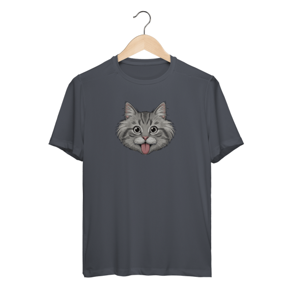 Camiseta Dry Fit - Einstein Cat
