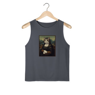 Nome do produto Regata (Masc) Dry Fit - Mona Lisa Cat
