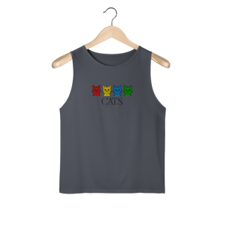 Nome do produto Regata (Masc) Dry Fit - Cats
