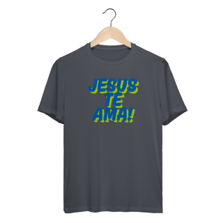 Nome do produto Camiseta Dry Fit - Jesus te Ama!