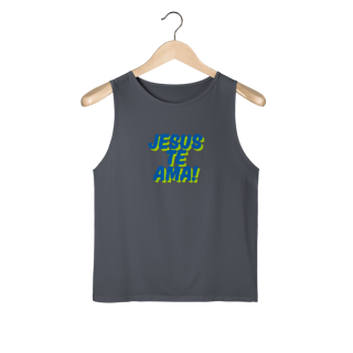 Nome do produto Regata (Masc) Dry Fit - Jesus te Ama!