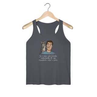 Nome do produto Regata (Fem) Dry Fit - Se Meu Gato Falasse