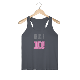 Nome do produto Regata (Fem) Dry Fit - Deus é 10!